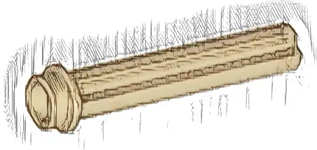 Technic, Axle  3L with Stud