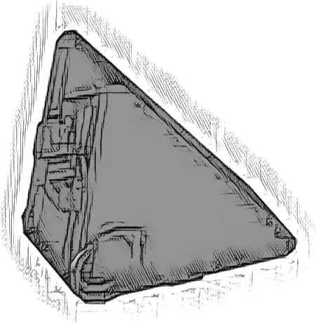 Technic, Panel Plate 3 x 3 x 1 Triangular