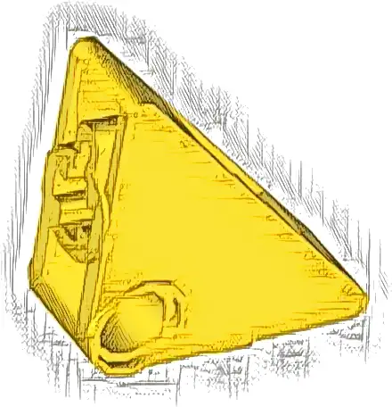 Technic, Panel Plate 3 x 3 x 1 Triangular