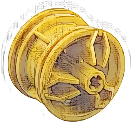 Wheel 30.4mm D. x 20mm with Center Axle Holes Motorcycle