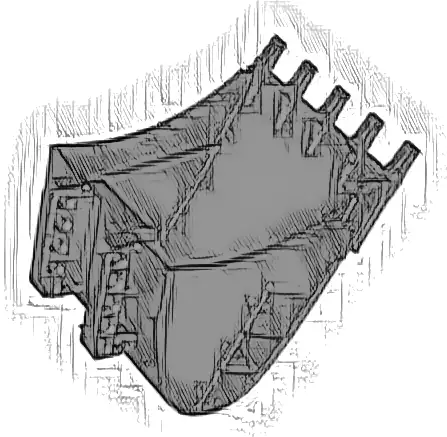 Technic Digger Bucket 11 x 12 x 12