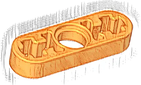 Technic, Liftarm Thin 1 x 3 - Axle Holes