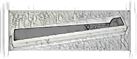 Tile 1 x 6 with Black Chassis Pattern Model Right Side (Sticker) - Set 76900