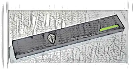 Tile 1 x 6 with Lime Marker and Koenigsegg Logo Pattern Model Right Side (Sticker) - Set 76900