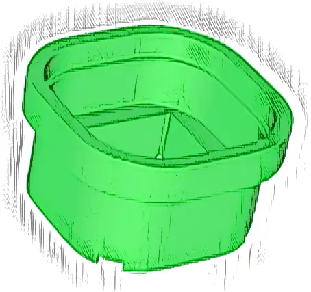 Cylinder Warp Pipe 6 x 6 x 3 1/3