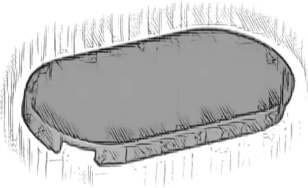 Tile, Round 2 x 4 Oval