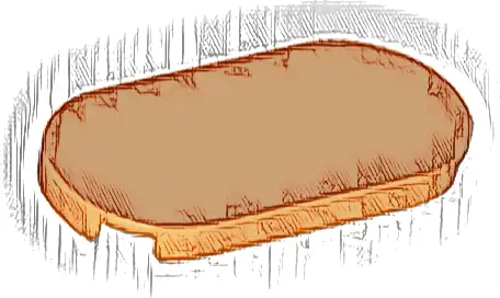 Tile, Round 2 x 4 Oval