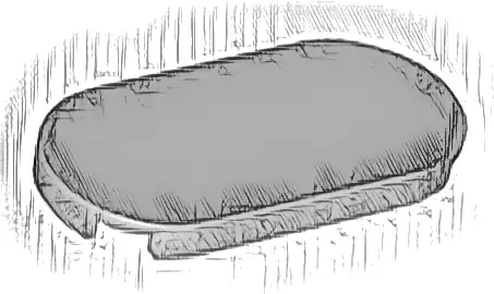 Tile, Round 2 x 4 Oval