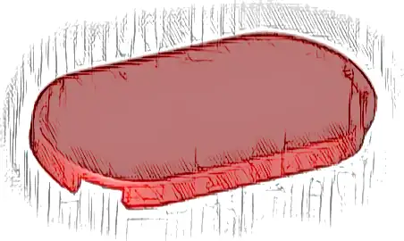 Tile, Round 2 x 4 Oval