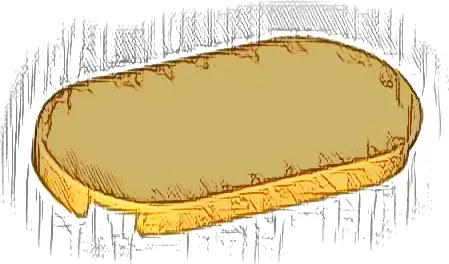 Tile, Round 2 x 4 Oval