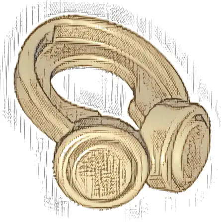 Minifigure Headphones Around Neck