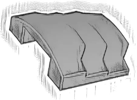 Wedge 4 x 3 Stepped No Studs