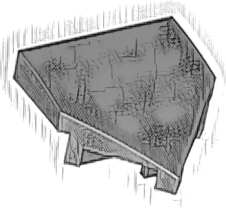 Wedge 2 x 2 x 2/3 Pointed