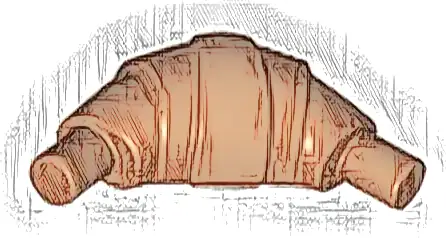 Croissant with Flat Ends