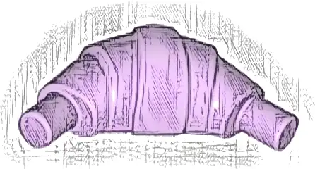 Croissant with Flat Ends