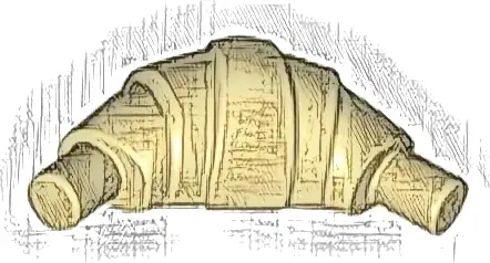 Croissant with Flat Ends