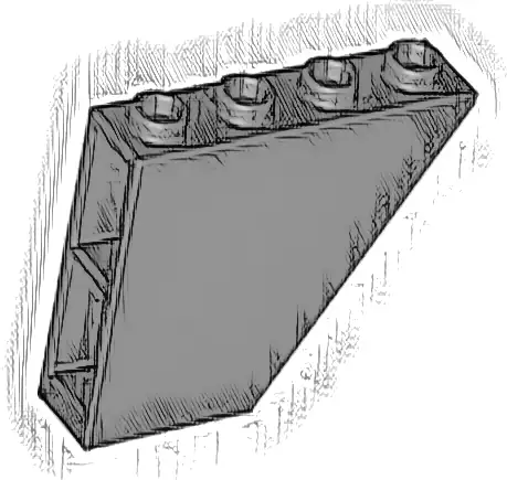 Slope, Inverted 60 4 x 1 x 3
