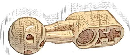 Technic, Liftarm, Modified Ball Joint Straight 1 x 2 with 6 Holes in Ball