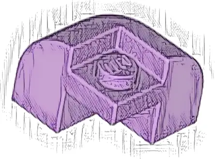 Slope, Curved 2 x 2 x 1 1/3 Corner Round with Recessed Stud