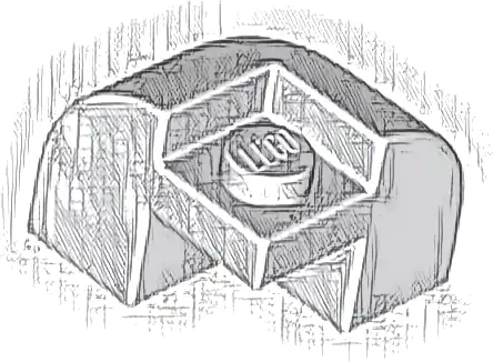 Slope, Curved 2 x 2 x 1 1/3 Corner Round with Recessed Stud