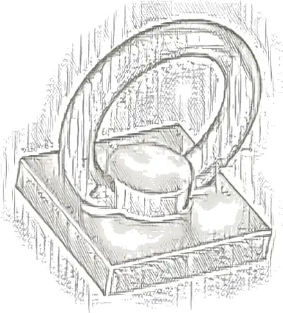 Tile, Modified 2 x 2 with Ring