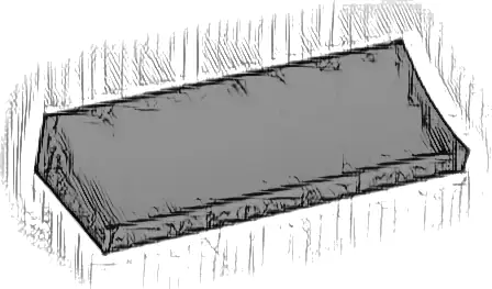 Arch 6 x 2 x 5/6 Inverted