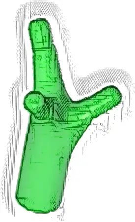 Plant Flower Stem with Bar and 3 Stems Short