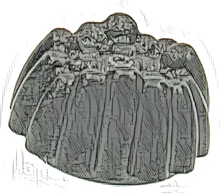 Minifigure, Hair Small Stud Size Spiky Tuft