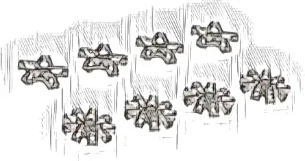 Wheel Cover 5 Spoke Rimless and 9 Spoke Rimless for Wheel 72206pb01, 8 in Bag - 4 of Each (Multipack)