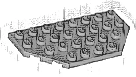 Wedge, Plate 4 x 8 Cut Corners