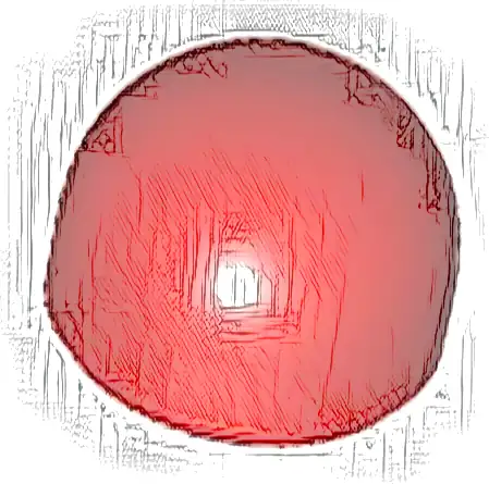 Brick, Round 1 x 1 x 2/3 Dome Top