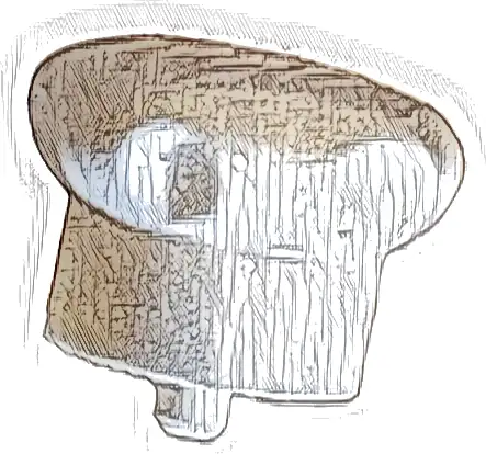 Minifigure, Hat with Small Pin, Chef Toque