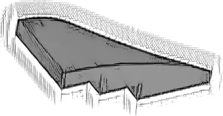 Wedge 4 x 2 Left No Studs