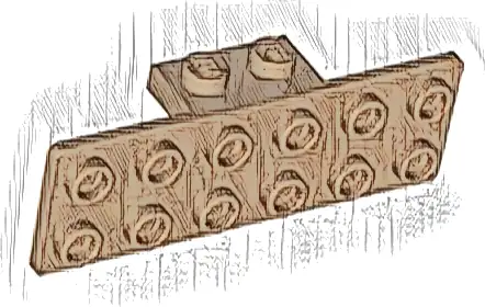 Bracket 1 x 2 - 2 x 6