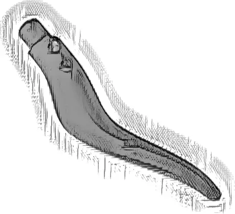 Wave Rounded Curved Single with Bar End (Flame, Sword)