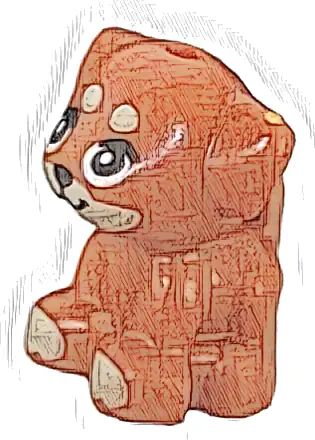 Dog, Friends, Puppy, Standing, Small with Tan Muzzle, Paws and Spots Pattern (Aira)