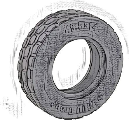 Tire 49.5 x 14