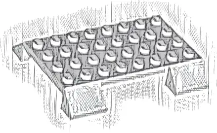 Część LEGO® 7062 Nachylenie 45 6 x 8 podwójne z wycięciem