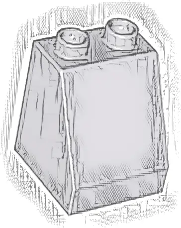 Duplo, Brick 2 x 2 x 2 Slope 54