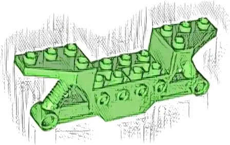 Vehicle, Base 2 x 10 with 4 Pin Holes (Quad Bike Half)
