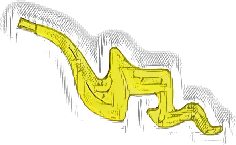 Wave Rounded Squiggly with Bar End (Flame)