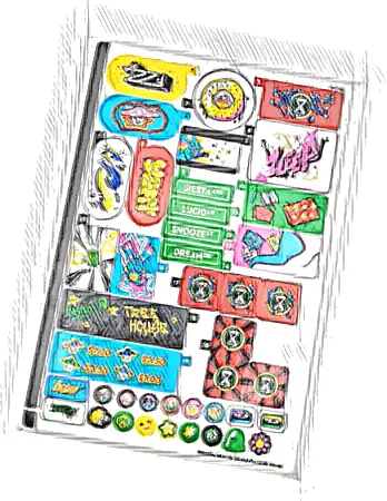 Sticker Sheet for Set 71461 - (10102954/6434186)