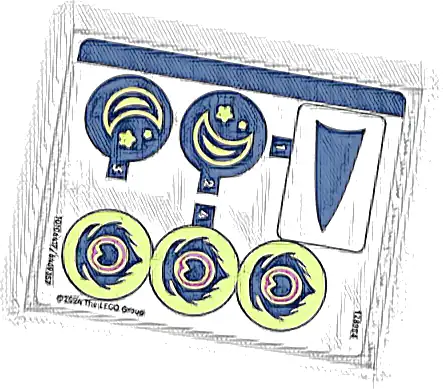 Sticker Sheet for Set 71476 - (10106417/6469357)
