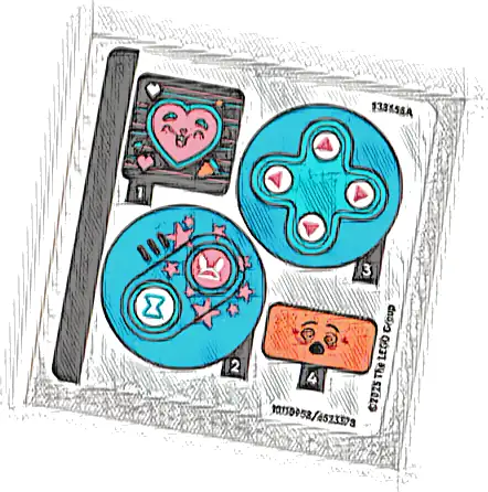 Sticker Sheet for Set 71490 - (10110958/6523378)