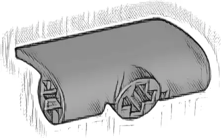 Technic, Panel Curved 2 x 3 x 1