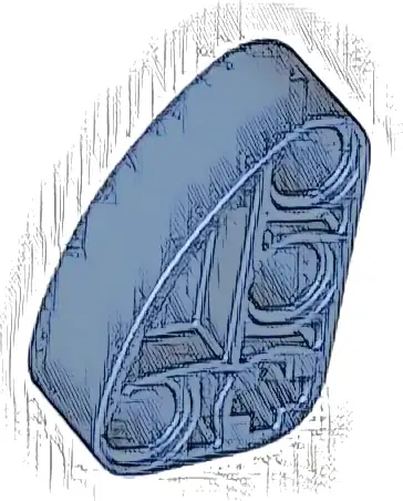 Technic, Liftarm, Modified L-Shape Quarter Ellipse Thick 2 x 3