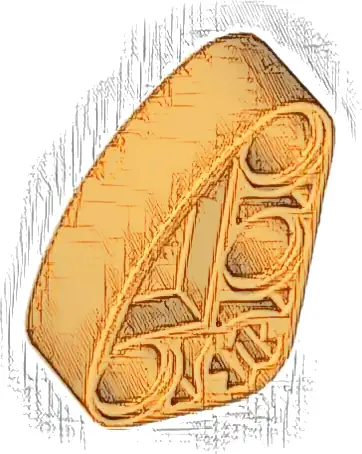 Technic, Liftarm, Modified L-Shape Quarter Ellipse Thick 2 x 3