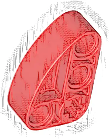 Technic, Liftarm, Modified L-Shape Quarter Ellipse Thick 2 x 3