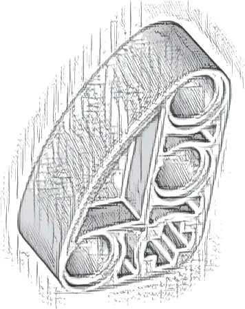 Technic, Liftarm, Modified L-Shape Quarter Ellipse Thick 2 x 3