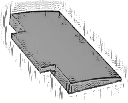 Slope, Curved 5 x 8 x 2/3